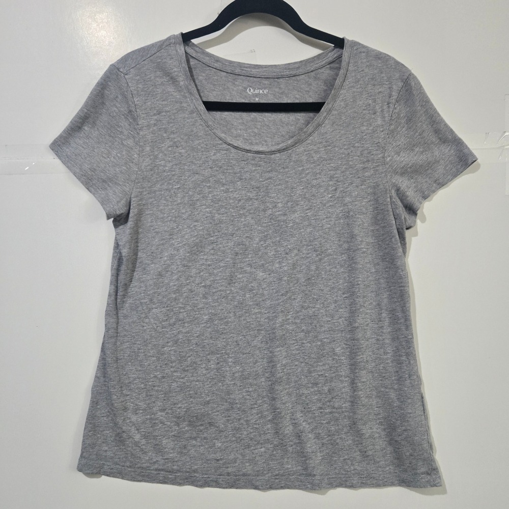 Quince T Shirt Women Medium Minimalist Basic Capsule Quiet Luxury Earthy Classic
